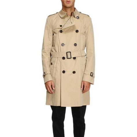 trench burberry uomo ebay|Burberry kensington trench coat men's.